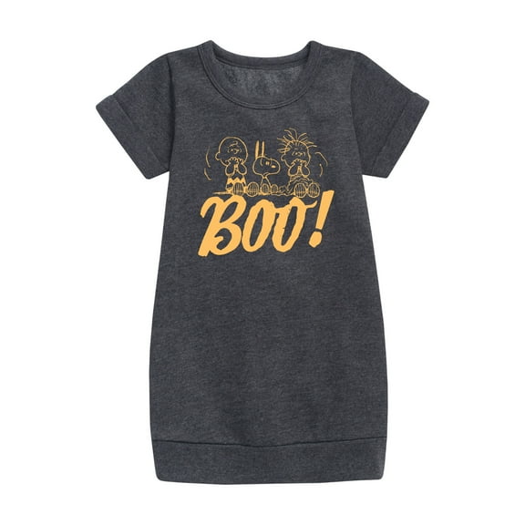 Peanuts - Boo - Toddler And Youth Girls Fleece Dress