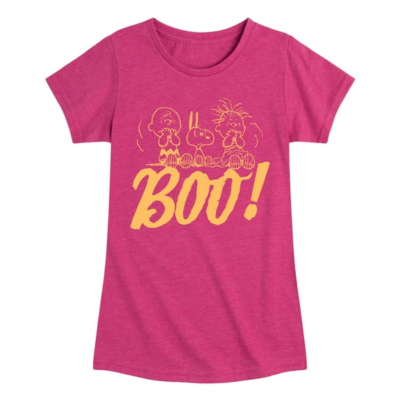 Peanuts - Boo - Toddler And Youth Girls Short Sleeve Graphic T-Shirt