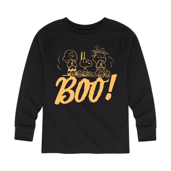 Peanuts - Boo - Toddler And Youth Long Sleeve Graphic T-Shirt