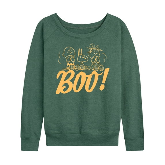 Peanuts - Boo - Women's Lightweight French Terry Long Sleeve Shirt