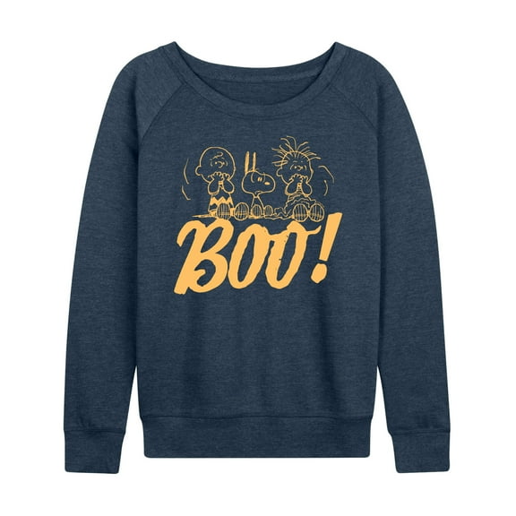 Peanuts - Boo - Women's Lightweight French Terry Long Sleeve Shirt