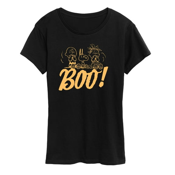 Peanuts - Boo - Women's Short Sleeve Graphic T-Shirt