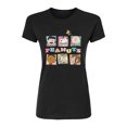 thumbnail image 1 of Peanuts - Boxes Snoopy And Friends - Juniors Fitted Graphic T-Shirt, 1 of 5