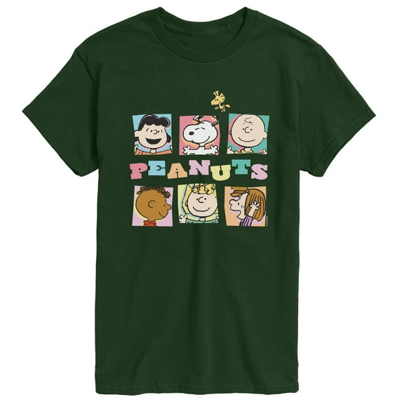 Peanuts - Boxes Snoopy And Friends - Men's Short Sleeve Graphic T-Shirt