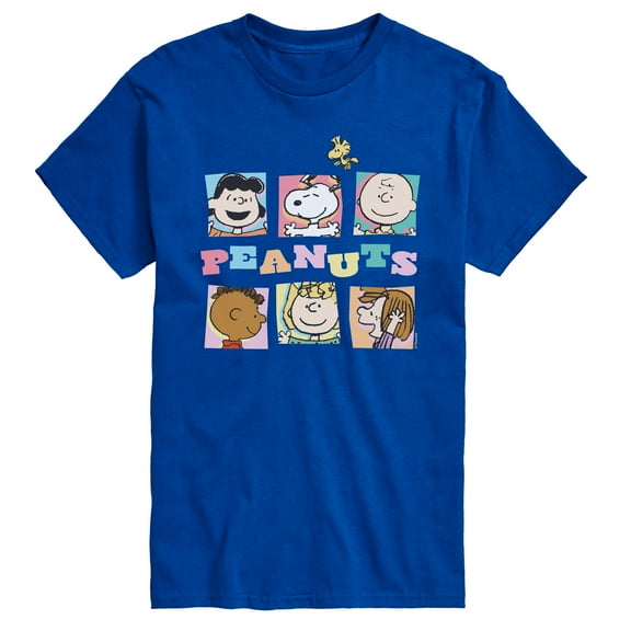 Peanuts - Boxes Snoopy And Friends - Men's Short Sleeve Graphic T-Shirt