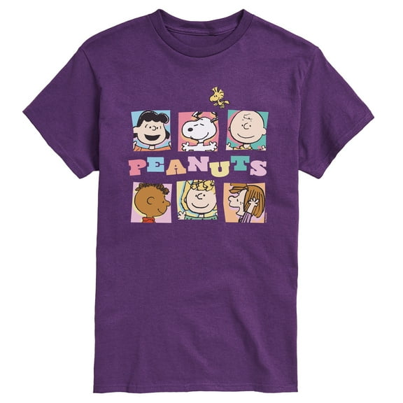 Peanuts - Boxes Snoopy And Friends - Men's Short Sleeve Graphic T-Shirt