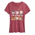 thumbnail image 1 of Peanuts - Boxes Snoopy And Friends - Women's Short Sleeve Graphic T-Shirt, 1 of 5