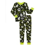 SONIC THE HEDGEHOG Peanuts Boys Halloween Snug Fit Long Sleeve Top and Sleep Pants Pajama Set, 2-Piece, Sizes 4-12
