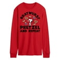 thumbnail image 1 of Peanuts - Bratwurst Pretzel And Repeat Snoopy - Men's Long Sleeve T-Shirt, 1 of 5