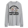 thumbnail image 1 of Peanuts - Bratwurst Pretzel And Repeat Snoopy - Men's Long Sleeve T-Shirt, 1 of 6