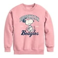 thumbnail image 1 of Peanuts - Brooklyn Beagles - Toddler & Youth Crewneck Fleece Sweatshirt, 1 of 5