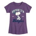 thumbnail image 1 of Peanuts - Brooklyn Beagles - Toddler & Youth Girls Short Sleeve Graphic T-Shirt, 1 of 6