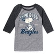 thumbnail image 1 of Peanuts - Brooklyn Beagles - Toddler & Youth Raglan Graphic T-Shirt, 1 of 6