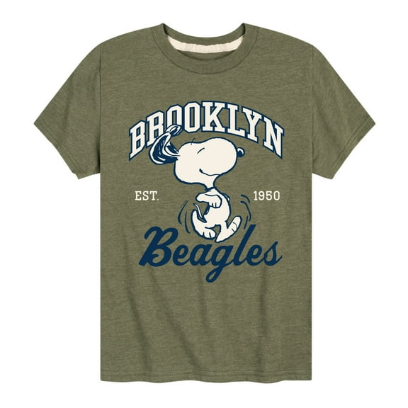 Peanuts - Brooklyn Beagles - Toddler & Youth Short Sleeve Graphic T-Shirt