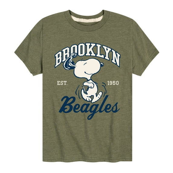 Peanuts - Brooklyn Beagles - Toddler & Youth Short Sleeve Graphic T-Shirt
