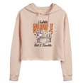 thumbnail image 1 of Peanuts - Bubble Bubble Toil Trouble - Juniors Cropped Pullover Hoodie, 1 of 6