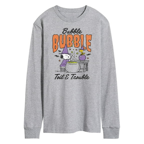 Peanuts - Bubble Bubble Toil Trouble - Men's Long Sleeve T-Shirt