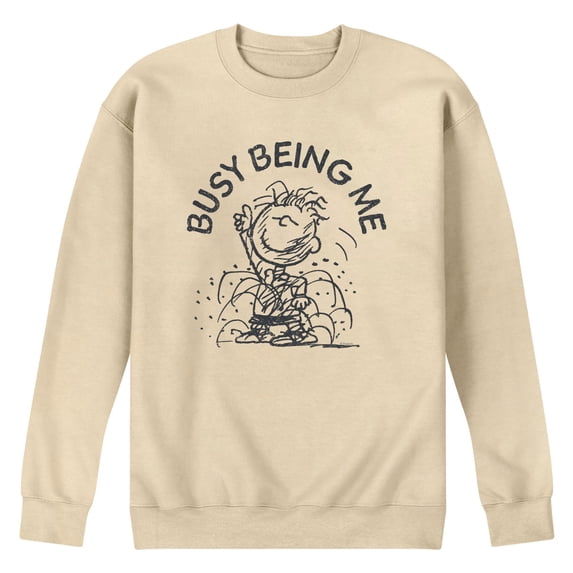 Peanuts - Busy Being Me Pigpen - Men's Crew Fleece Sweatshirt