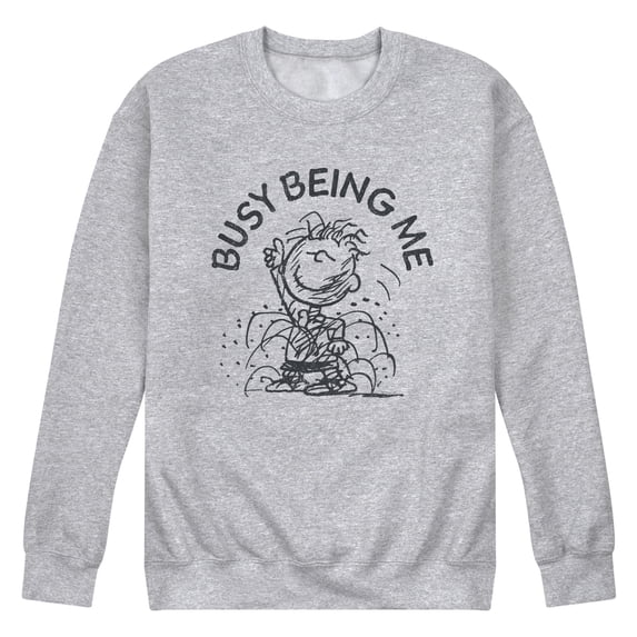 Peanuts - Busy Being Me Pigpen - Men's Crew Fleece Sweatshirt