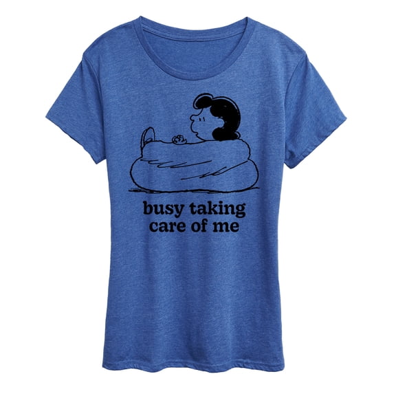 Peanuts - Busy Taking Care Of Me - Women's Short Sleeve Graphic T-Shirt