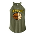 thumbnail image 1 of Peanuts - C Brown Half Football Head - Juniors High Neck Tank Top, 1 of 5