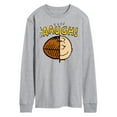 thumbnail image 1 of Peanuts - C Brown Half Football Head - Men's Long Sleeve T-Shirt, 1 of 5