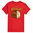 thumbnail image 1 of Peanuts - C Brown Half Football Head - Men's Short Sleeve Graphic T-Shirt, 1 of 6