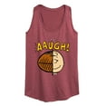 thumbnail image 1 of Peanuts - C Brown Half Football Head - Women's Racerback Tank Top, 1 of 5