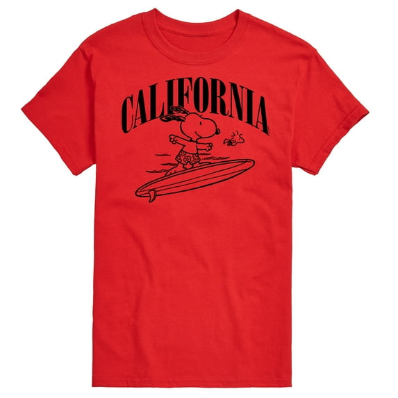 Peanuts - California - Men's Short Sleeve Graphic T-Shirt