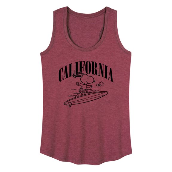 Peanuts - California - Women's Racerback Tank Top