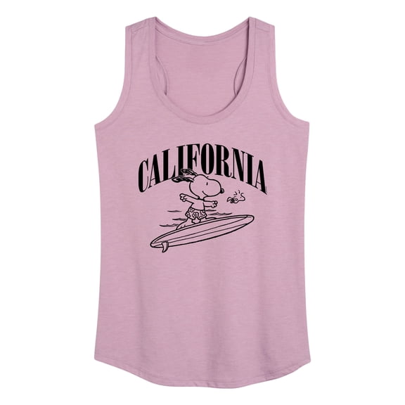 Peanuts - California - Women's Racerback Tank Top