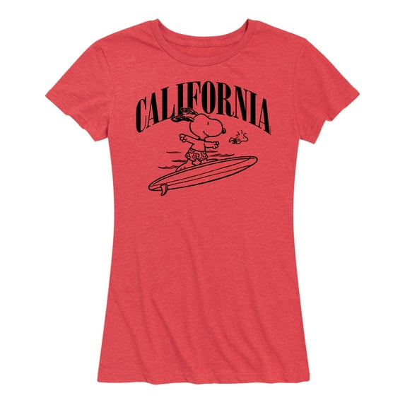Peanuts - California - Women's Short Sleeve Graphic T-Shirt