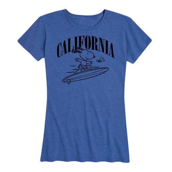 Peanuts - California - Women's Short Sleeve Graphic T-Shirt