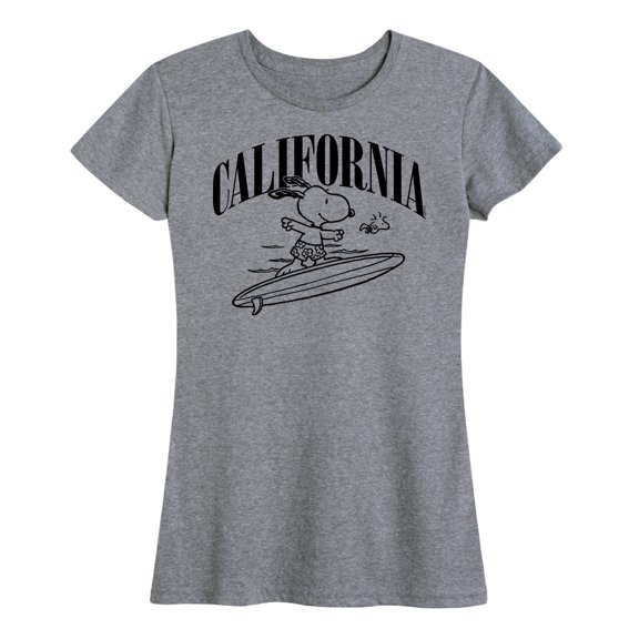 Peanuts - California - Women's Short Sleeve Graphic T-Shirt