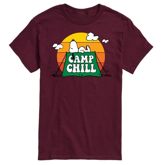 Peanuts - Camp Chill - Men's Short Sleeve Graphic T-Shirt