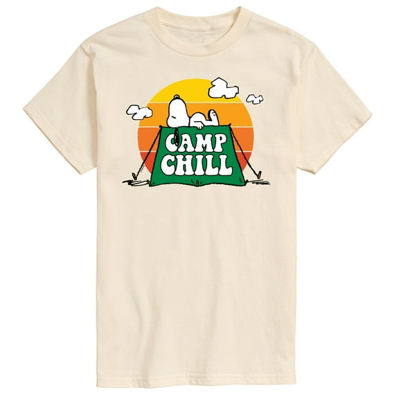 Peanuts - Camp Chill - Men's Short Sleeve Graphic T-Shirt