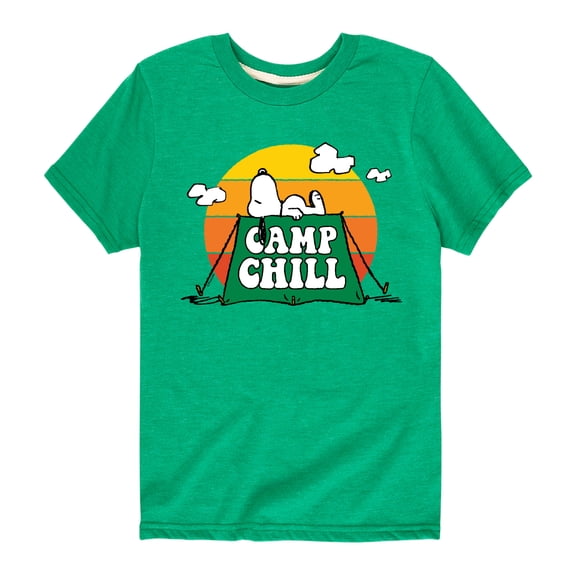 Peanuts - Camp Chill - Toddler & Youth Short Sleeve Graphic T-Shirt