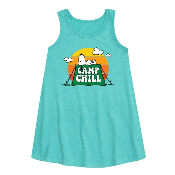 Peanuts - Camp Chill - Toddler and Youth Girls A-line Dress