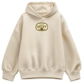 thumbnail image 1 of Peanuts - Camp Snoopy Faux Patch - Women's Oversized Fleece Hoodie Sweatshirt, 1 of 4