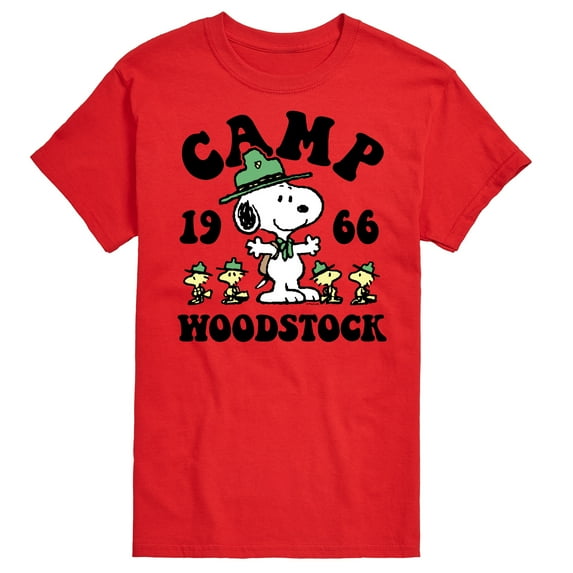 Peanuts - Camp Woodstock - Men's Short Sleeve Graphic T-Shirt