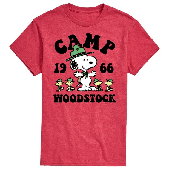 Peanuts - Camp Woodstock - Men's Short Sleeve Graphic T-Shirt