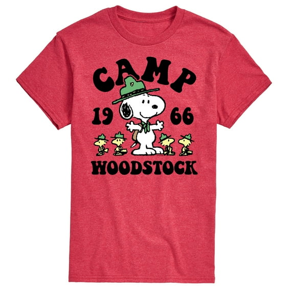 Peanuts - Camp Woodstock - Men's Short Sleeve Graphic T-Shirt