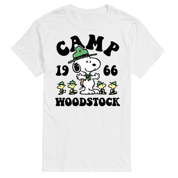 Peanuts - Camp Woodstock - Men's Short Sleeve Graphic T-Shirt