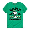 thumbnail image 1 of Peanuts - Camp Woodstock - Toddler And Youth Short Sleeve Graphic T-Shirt, 1 of 6