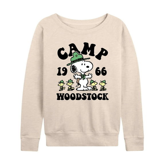 Peanuts - Camp Woodstock - Women's Lightweight French Terry Long Sleeve Shirt