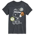thumbnail image 1 of Peanuts - Camper Patches - Men's Short Sleeve Graphic T-Shirt, 1 of 5