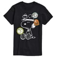 thumbnail image 1 of Peanuts - Camper Patches - Men's Short Sleeve Graphic T-Shirt, 1 of 5