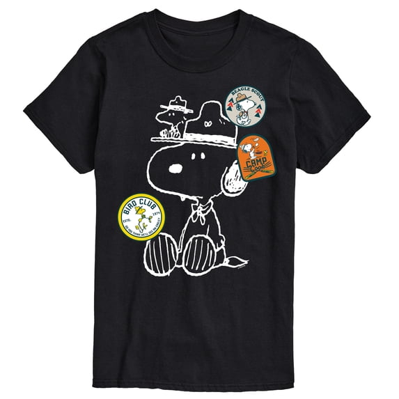 Peanuts - Camper Patches - Men's Short Sleeve Graphic T-Shirt
