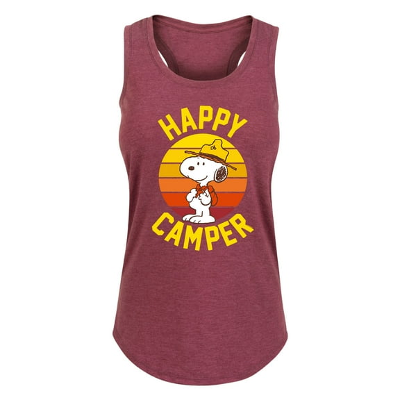 Peanuts - Camper Snoopy - Women's Racerback Tank Top