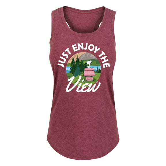 Peanuts - Camper Snoopy - Women's Racerback Tank Top